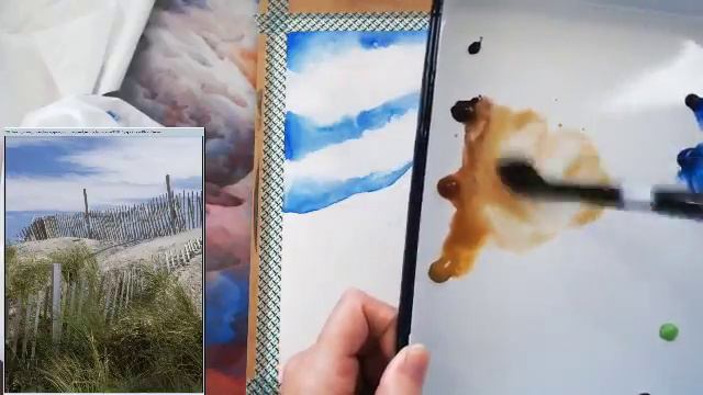 [LIVESTREAM] 2/27/2018 - Watercoloring a beach scene смотреть онлайн