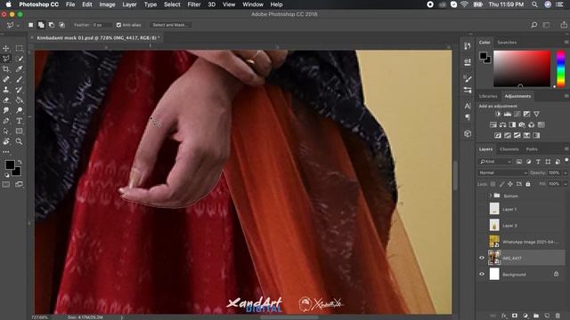 How to Change clothes in a photo in Adobe Photoshop | graphic design tutorial | #XandArtDigital 36 смотреть онлайн