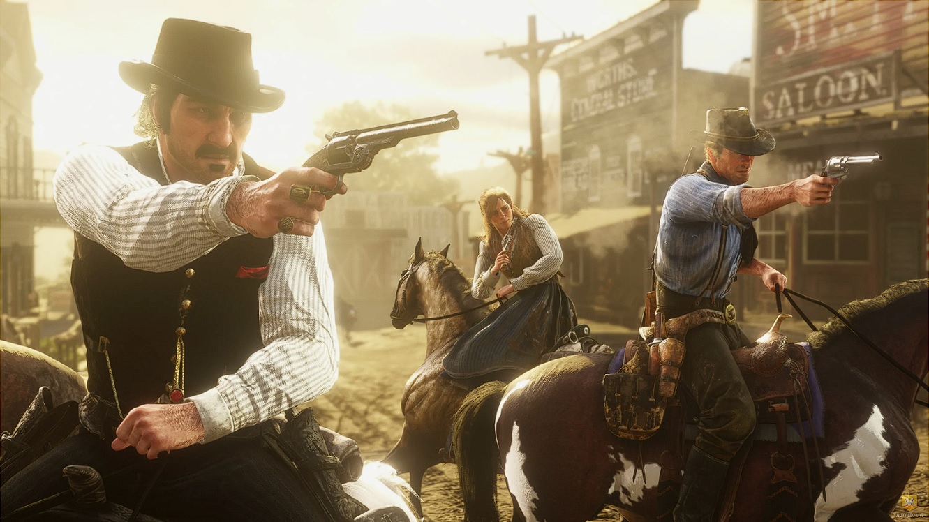 Red Dead Redemption 2.  Здоровая туша.