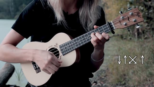 Как играть ГРЕЧКА - АНИМЕШНИЦА на укулеле