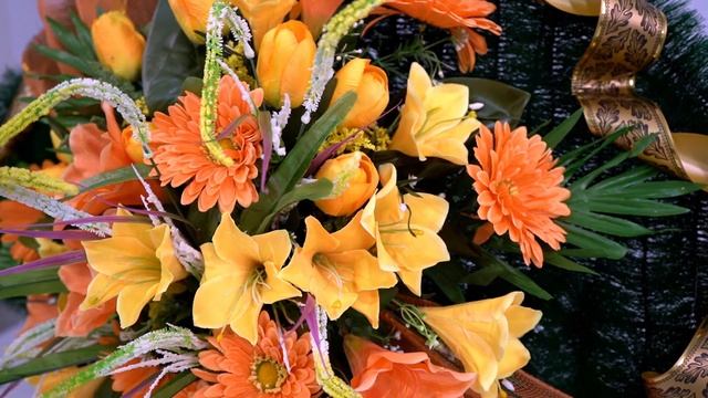 Траурный венок в форме ромба, код 45103, ЕвроСервис смотреть онлайн