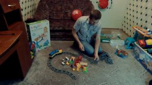 Железная Дорога Голубая Стрела Детский Мир Распаковка Обзор Отзыв Характеристики Инструкция Паровоз