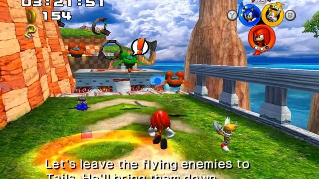Sonic Heroes level 1. Прохождение, первый уровень. Соник Бум, мультик игра для детей.