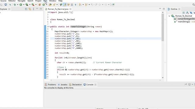 Roman Numeral To Decimal in Java смотреть онлайн