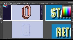 Retro Text Effect in Adobe Illustrator | 3D Text | Graphic design | Part2