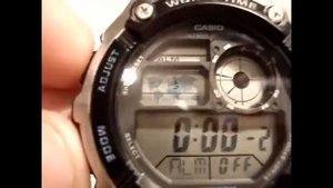 Casio AE-2100WT-1AVEF обзор функций в часах