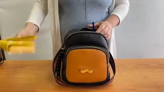 Сумки оптом 2020 –Женский рюкзак трансформер из натуральной кожи A102NK0520 смотреть онлайн