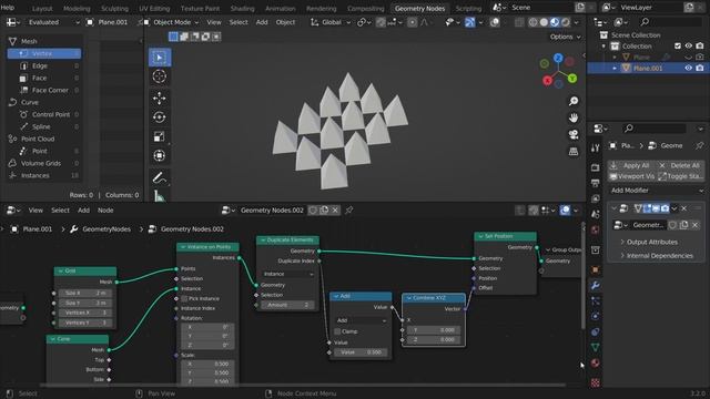 Duplicate Elements: Neue Geometry Node in Blender 3.2 [Tutorial]