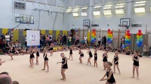 Показательные выступления по художественной гимнастике, май 2022