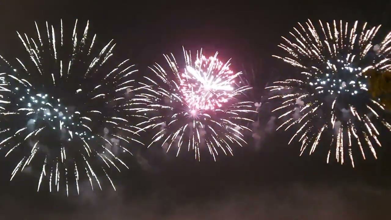 Фестиваль фейерверков "Ростех". Выступление пиротехнической команды из Китая (14.08.22)