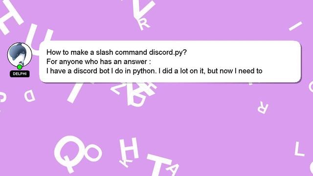 How to make a slash command discordpy?