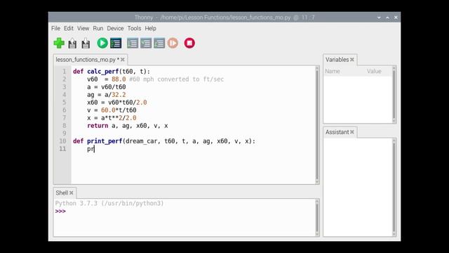 Learning IoT with Python and Raspberry Pi: Functions Lesson смотреть онлайн