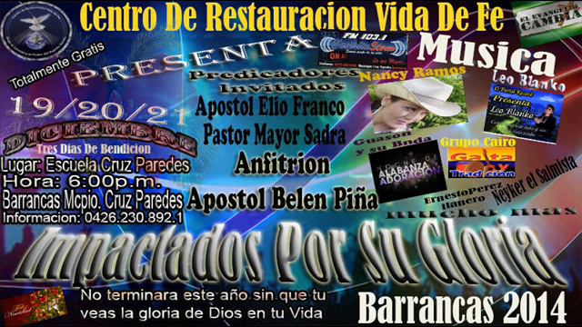 Impactados Por Su Gloria Barrancas 2014 смотреть онлайн