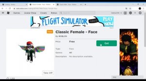 How to get the classic female and male faces!! 'ROBLOX'