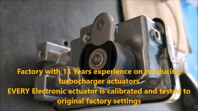 Testing turbocharger electronic actuator смотреть онлайн