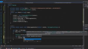 Как создать Telegram бота на C#