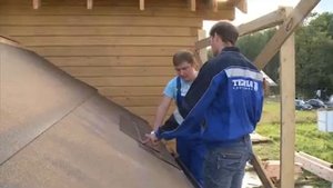 Как самостоятельно уложить гибкую черепицу. Своими руками. Выпуск 9