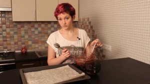 Шоколадное печенье на основе сметаны