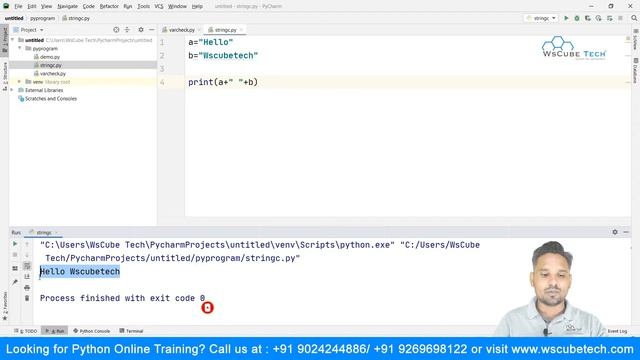 What is String in Python and How to Concatenate Two String Variables