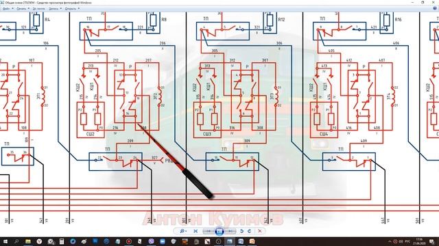 Силовая схема режима тяги тепловоза 2ТЭ25КМ смотреть онлайн