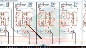Силовая схема режима тяги тепловоза 2ТЭ25КМ