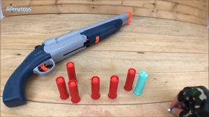 Double Barrel Realistic Break Action Shotgun Toy Gun