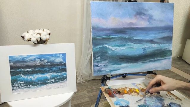 Мастер-класс по живописи "Море" | Художник Чупринов смотреть онлайн