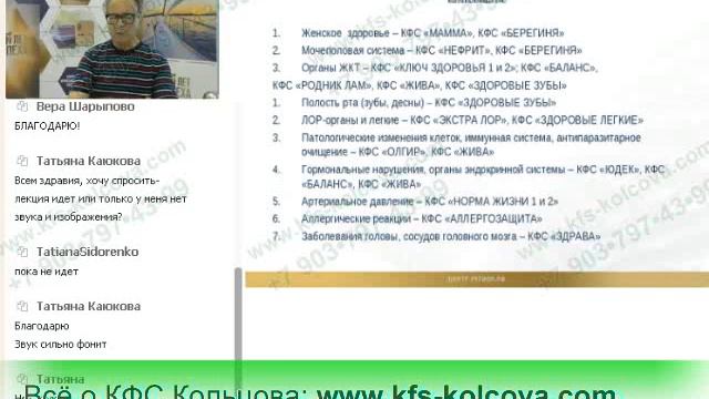 Косиков И.Г 2018-09-16 «Коллекционные КФС уникальность, назначение, применение». #кфскольцова