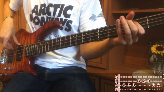 Arctic Monkeys - Catapult (Bass Cover with TABS!) смотреть онлайн