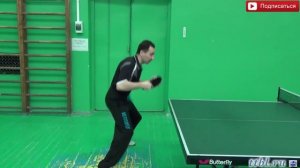 Уроки настольного тенниса  Часть 48  Игровая комбинация 2  Table tennis lessons 48