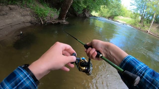 Мощные поклевки головля в июне на реке Кондурча. смотреть онлайн