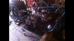 Пытаюсь собрать мотоцикл Урал с двигателем от девятки