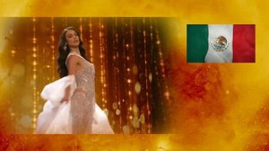 Irma Miranda Miss México durante la preliminar del Miss Universo 2022