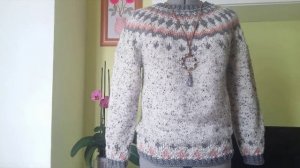 ВЯЗАЛЬНЫЕ ПРОЦЕССЫ. НОРВЕЖСКИЙ ДЖЕМПЕР ГОТОВ/ NORWEGIAN SWEATER IS READY.
