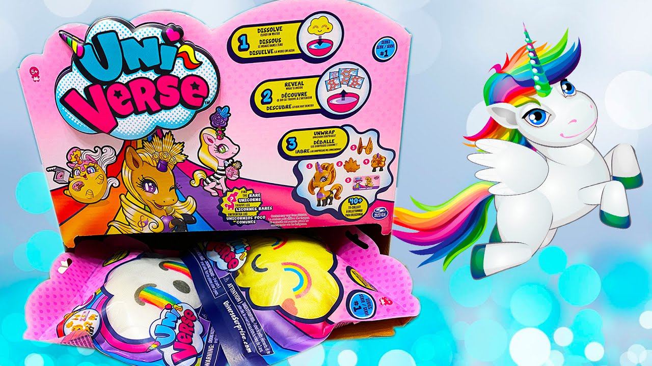 РЕДКИЙ ЕДИНОРОГ В ОБЛАЧКЕ! СЮРПРИЗ Spin Master Universe смотреть онлайн