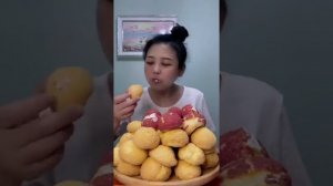 ASMR Cream Puff Mukbang | KWAI EATING SHOW | 먹방 | デザート食べる | กินของหวาน | 甜点