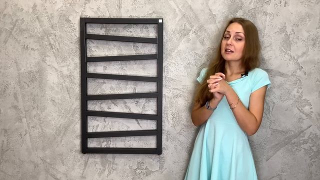 Необычный полотенцесушитель Terma Zigzag 835/500 METALLIC BLACK SX смотреть онлайн