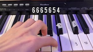 мелодия из гравити фолз на синтезаторе/пианино по цифрам