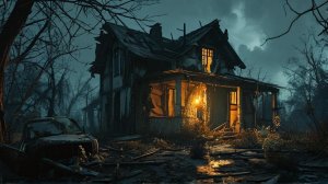 Страшная ночь в заброшенном доме