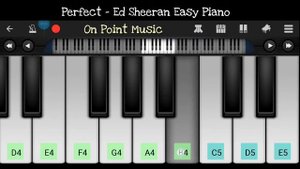 Perfect - Ed Sheeran Easy Piano Phone Perfect Piano