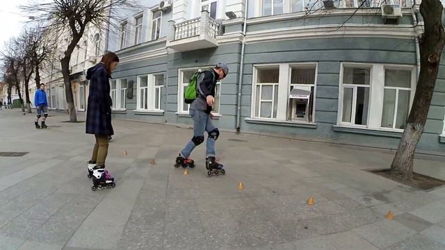 Немного слалома с открытия роллерсезона 2017 года смотреть онлайн