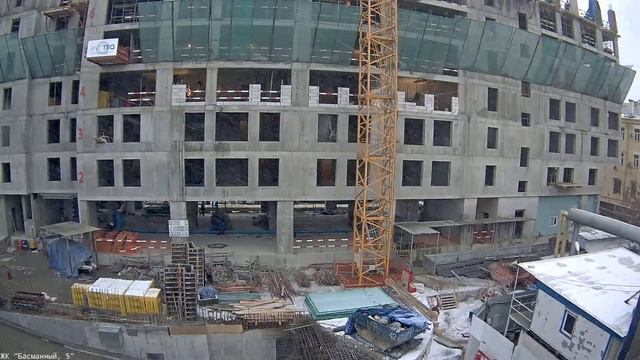 Таймлапс Басманный 5. 26 ноября 2016. Камера 2 смотреть онлайн