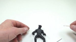 ЧЕРНАЯ ПАНТЕРА ИЗ ФИЛЬМА МСТИТЕЛИ ФИНАЛ MARVEL КАК СЛЕПИТЬ ИЗ ПЛАСТИЛИНА | ПЛАСТИЛИНОВАЯ ЛЕПКА