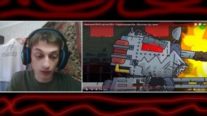 Немецкий КВ-45 против КВ-6 - Гладиаторские бои - Мультики про танки реакция на Gerand (геранд мульт