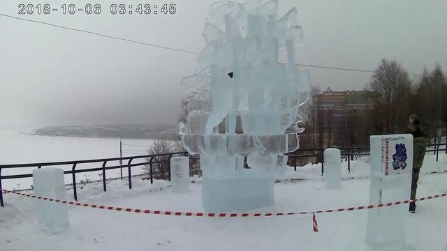 Удмуртский лед 2020. Фигуры изо льда. смотреть онлайн