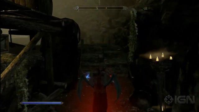 Skyrim DLC: Dawnguard Gameplay - Vampire Form смотреть онлайн