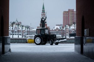 Уборка снега в Йошкар-Оле