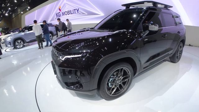 KG Mobility Torres pickup truck, electric vehicle EVX, F100 concept car (formerly Ssangyong Motor) смотреть онлайн