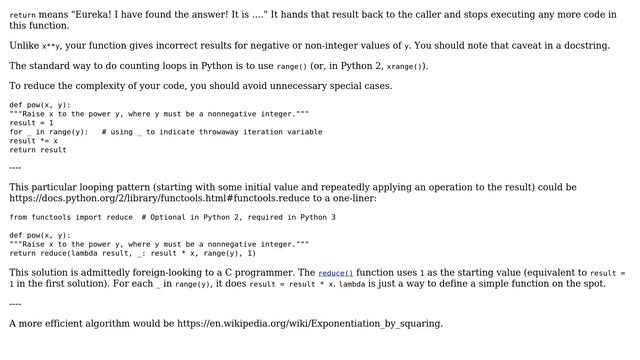 Code Review: Python Power function (3 Solutions!!) смотреть онлайн