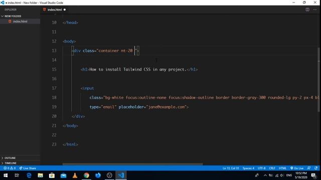 How To Install Tailwind CSS In Any Project | Download Tailwindcss In Local смотреть онлайн